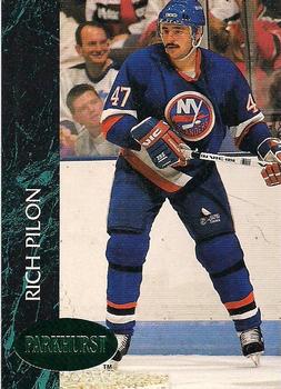 1992-93 Parkhurst - Emerald Ice #490 Rich Pilon Front