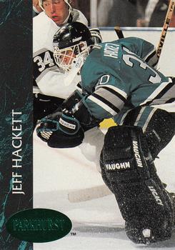 1992-93 Parkhurst - Emerald Ice #162 Jeff Hackett Front
