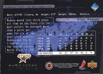 1998-99 Upper Deck UD3 - Die Cuts #99 Mike Modano Back