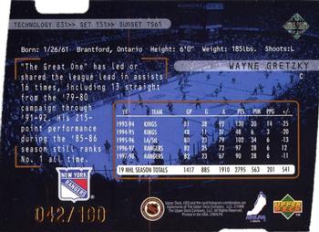 1998-99 Upper Deck UD3 - Die Cuts #151 Wayne Gretzky Back