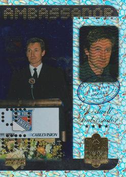 1999 Upper Deck Wayne Gretzky Living Legend - Goodwill Ambassador #GW1 Wayne Gretzky Front