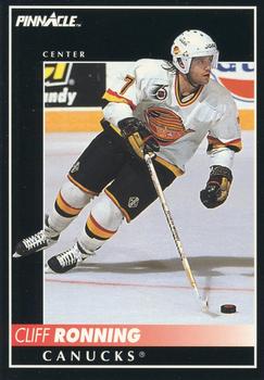 1992-93 Pinnacle #12 Cliff Ronning Front