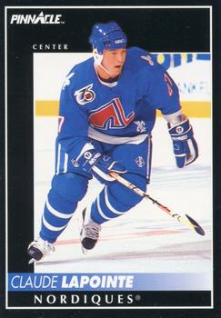 1992-93 Pinnacle #141 Claude Lapointe Front