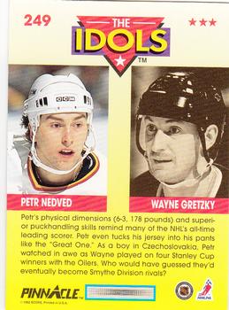 1992-93 Pinnacle #249 Petr Nedved / Wayne Gretzky Back