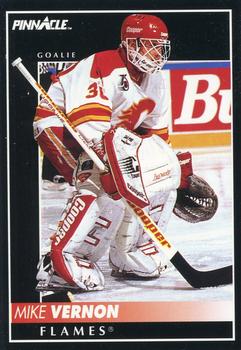 1992-93 Pinnacle #318 Mike Vernon Front