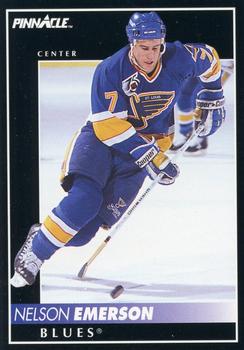 1992-93 Pinnacle #36 Nelson Emerson Front