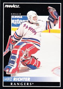 1992-93 Pinnacle #75 Mike Richter Front