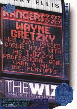 1999 Upper Deck Wayne Gretzky Living Legend - Year of the Great One #95 Wayne Gretzky (Goal 1,072) Front