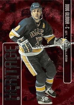 1999-00 Be a Player Memorabilia - Heritage Ruby #H-11 Doug Gilmour Front