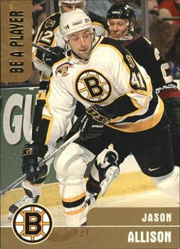 1999-00 Be a Player Memorabilia - Gold #50 Jason Allison Front