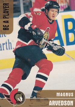 1999-00 Be a Player Memorabilia - Gold #102 Magnus Arvedson Front