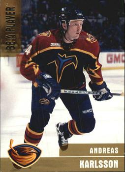 1999-00 Be a Player Memorabilia - Gold #308 Andreas Karlsson Front