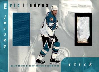 1999-00 Be a Player Memorabilia - All-Star Jersey and Stick #S-01 Eric Lindros Front