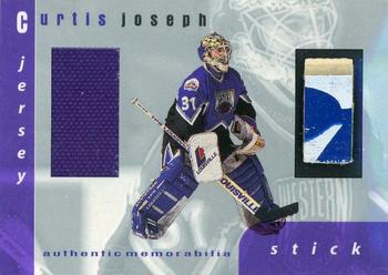 1999-00 Be a Player Memorabilia - All-Star Jersey and Stick #S-11 Curtis Joseph Front