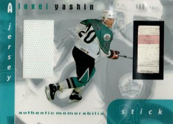 1999-00 Be a Player Memorabilia - All-Star Jersey and Stick #S-17 Alexei Yashin Front