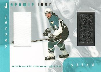 1999-00 Be a Player Memorabilia - All-Star Jersey and Stick #S-18 Jaromir Jagr Front