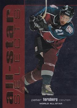 1999-00 Be a Player Memorabilia - All-Star Selects Gold #SL-01 Peter Forsberg Front
