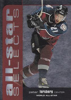 1999-00 Be a Player Memorabilia - All-Star Selects Silver #SL-01 Peter Forsberg Front