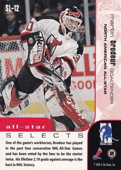 1999-00 Be a Player Memorabilia - All-Star Selects Silver #SL-12 Martin Brodeur Back