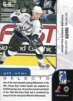 1999-00 Be a Player Memorabilia - All-Star Selects Silver #SL-16 Andrei Zyuzin Back