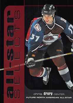 1999-00 Be a Player Memorabilia - All-Star Selects Silver #SL-19 Chris Drury Front