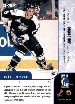 1999-00 Be a Player Memorabilia - All-Star Selects Silver #SL-20 Vincent Lecavalier Back