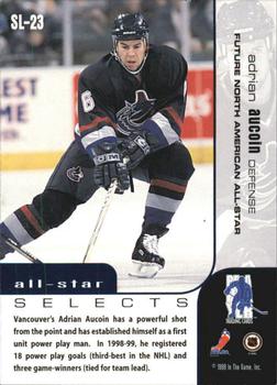 1999-00 Be a Player Memorabilia - All-Star Selects Silver #SL-23 Adrian Aucoin Back