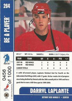 1999-00 Be a Player Memorabilia - Silver #264 Darryl Laplante Back
