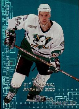 1999-00 Be a Player Millennium Signature Series - Anaheim National Emerald #4 Niclas Havelid Front