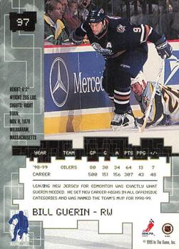 1999-00 Be a Player Millennium Signature Series - Anaheim National Emerald #97 Bill Guerin Back
