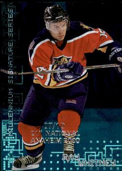 1999-00 Be a Player Millennium Signature Series - Anaheim National Emerald #112 Ray Whitney Front