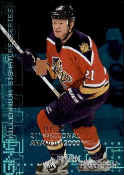 1999-00 Be a Player Millennium Signature Series - Anaheim National Emerald #113 Mark Parrish Front
