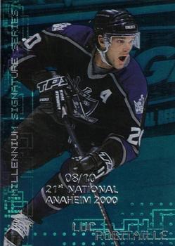 1999-00 Be a Player Millennium Signature Series - Anaheim National Emerald #122 Luc Robitaille Front