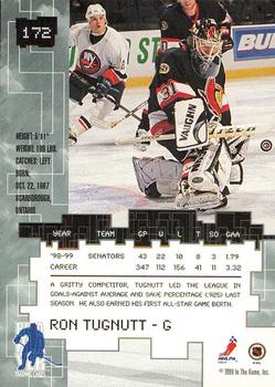 1999-00 Be a Player Millennium Signature Series - Anaheim National Emerald #172 Ron Tugnutt Back