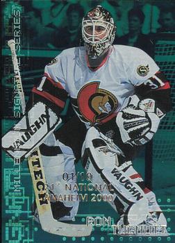 1999-00 Be a Player Millennium Signature Series - Anaheim National Emerald #172 Ron Tugnutt Front
