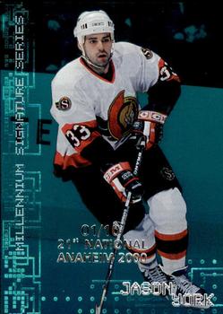 1999-00 Be a Player Millennium Signature Series - Anaheim National Emerald #175 Jason York Front