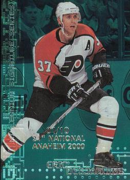1999-00 Be a Player Millennium Signature Series - Anaheim National Emerald #180 Eric Desjardins Front