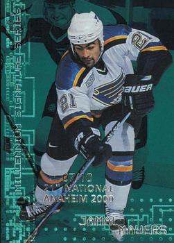 1999-00 Be a Player Millennium Signature Series - Anaheim National Emerald #206 Jamal Mayers Front