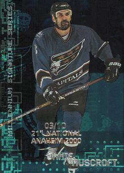 1999-00 Be a Player Millennium Signature Series - Anaheim National Emerald #244 Jamie Huscroft Front