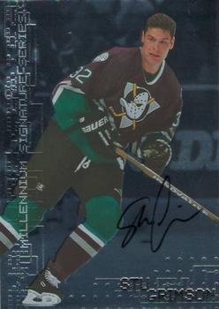 1999-00 Be a Player Millennium Signature Series - Autographs #6 Stu Grimson Front