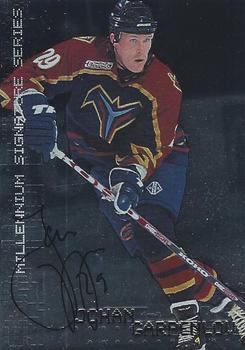 1999-00 Be a Player Millennium Signature Series - Autographs #16 Johan Garpenlov Front