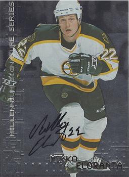 1999-00 Be a Player Millennium Signature Series - Autographs #27 Mikko Eloranta Front