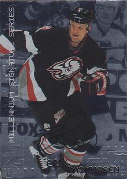 1999-00 Be a Player Millennium Signature Series - Autographs #31 Erik Rasmussen Front