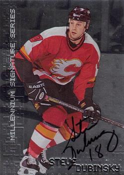 1999-00 Be a Player Millennium Signature Series - Autographs #45 Steve Dubinsky Front