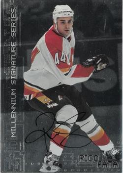 1999-00 Be a Player Millennium Signature Series - Autographs #46 Rico Fata Front