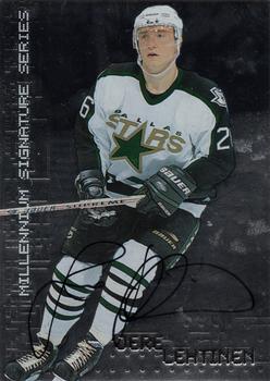 1999-00 Be a Player Millennium Signature Series - Autographs #81 Jere Lehtinen Front