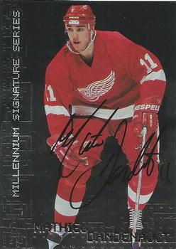 1999-00 Be a Player Millennium Signature Series - Autographs #95 Mathieu Dandenault Front