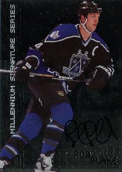 1999-00 Be a Player Millennium Signature Series - Autographs #118 Rob Blake Front