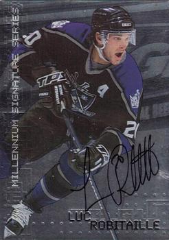 1999-00 Be a Player Millennium Signature Series - Autographs #122 Luc Robitaille Front