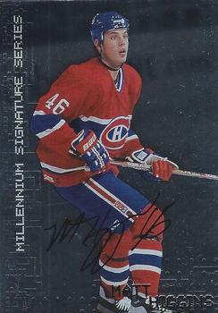 1999-00 Be a Player Millennium Signature Series - Autographs #131 Matt Higgins Front